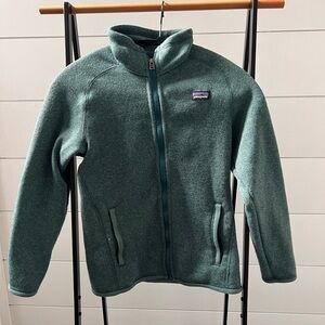 Patagonia Kids Teal Fleece Jacket